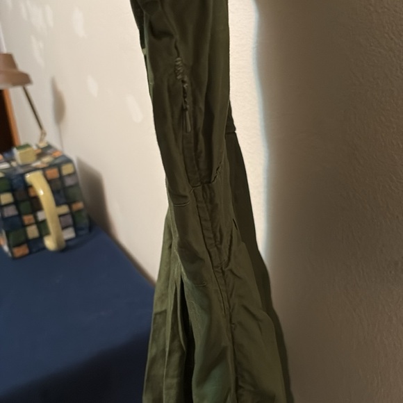 EShakti women’s dress, Sz 10, 100% Cotton Army Green, pockets, smocked waist. 💚 - Picture 4 of 9
